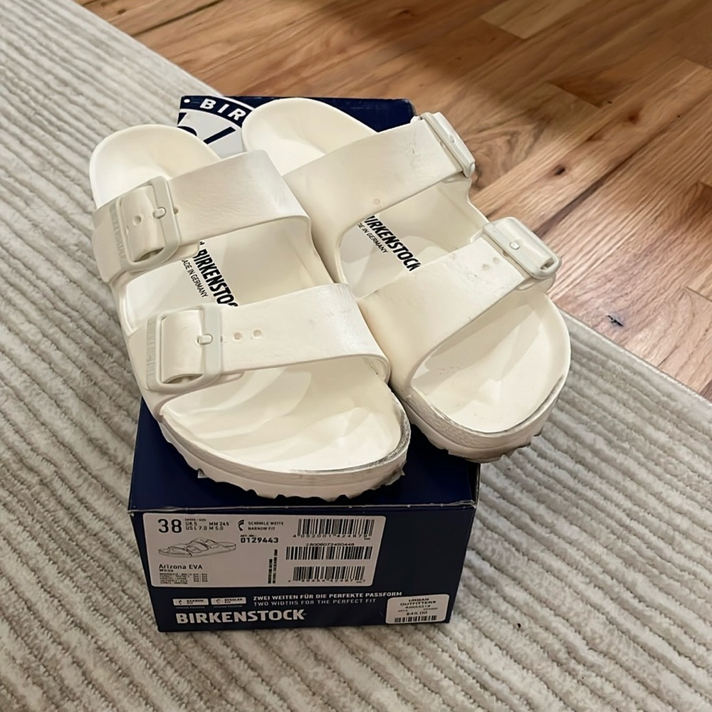 Birkenstock Women’s Arizona EVA Sandal in White